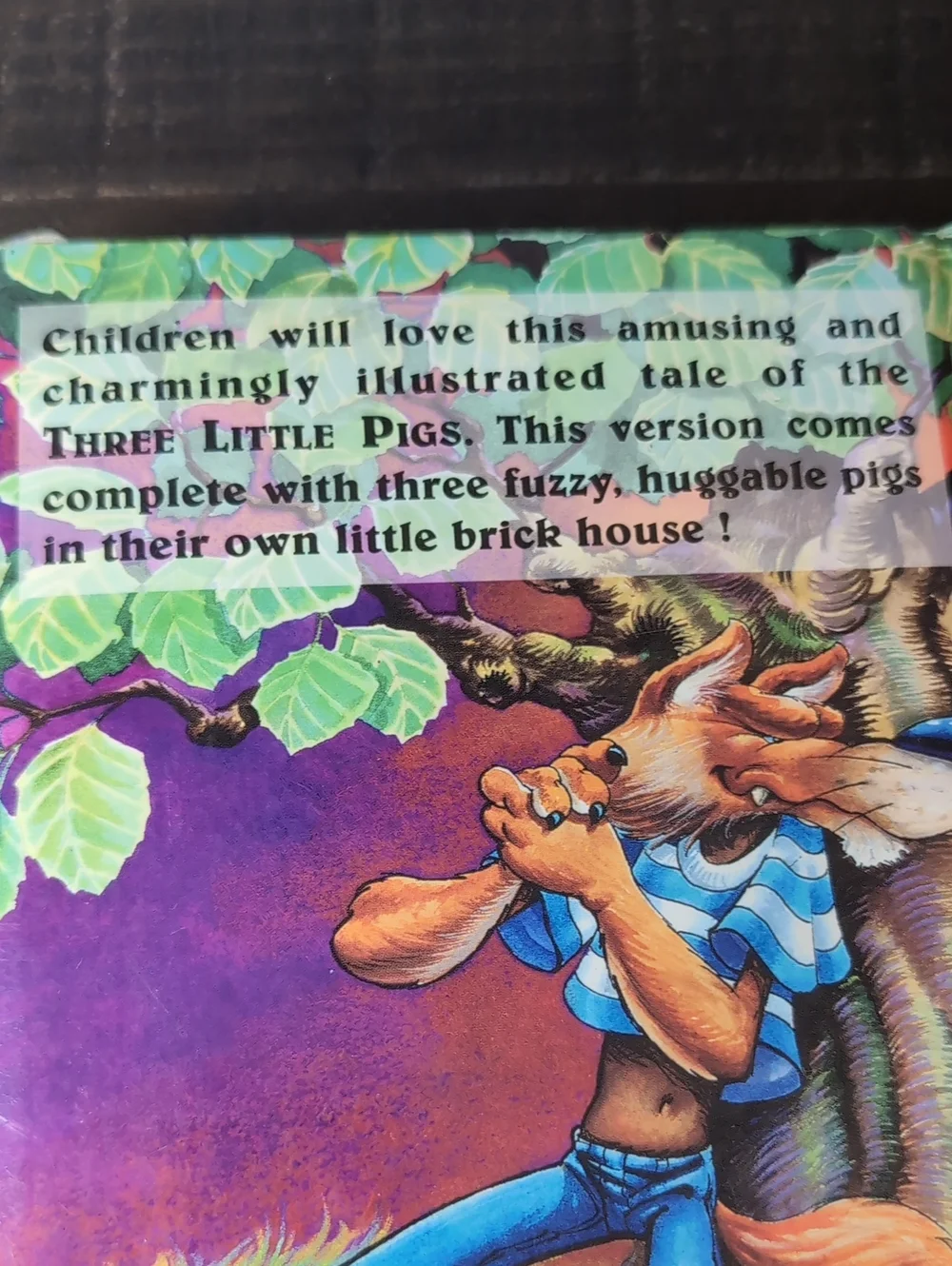 Vintage 1994 The Three Little Pigs Board Book Childrens Fairy Tale Storybook - Picture 5 of 16